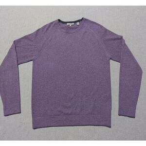 Ted Baker London Lavender 100% Cashmere Sweater Size 4 Large Crew Neck